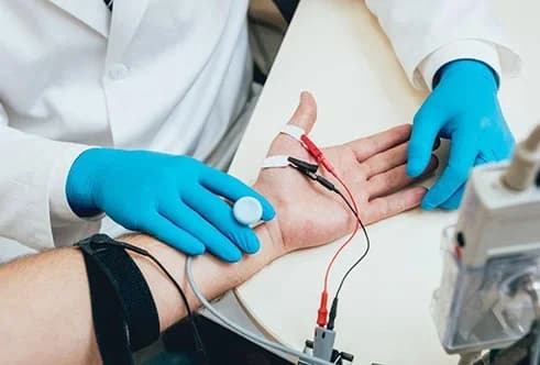 تصویر بخش کلینیک تست نوار عصب و عضله